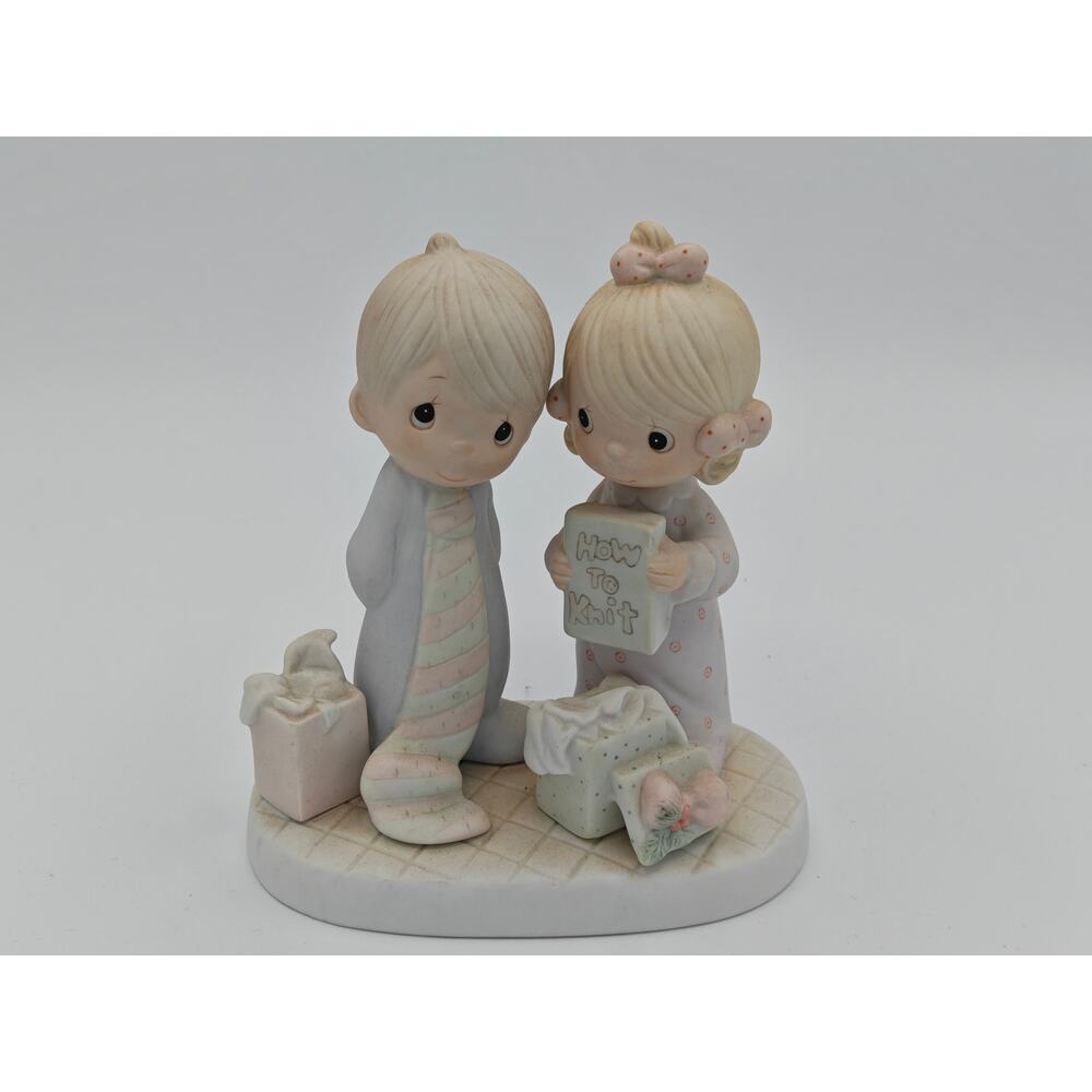 Precious Moments Our First Christmas Together E-2377 1982 Figurine Enesco No Box
